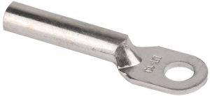 Papuc inelar neizolat, prelungit, din ţeavă de Cu stanat 10mm2, M8, (d1=5,8mm, d2=8,5mm)