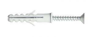 Diblu cu umăr + şurub, gri M8×40mm, PA6.6
