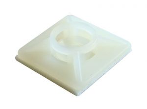 Talpă autoadezivă pt.faşete,4 direcţii de introducere, natur 20×20mm, d=2,9mm, PA6.6