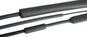 Tub termocontractabil mediu, contracţie 4:1, negru,cu adeziv 50/16mm, POLIOLEFIN