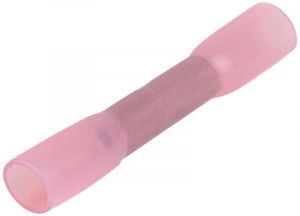 Mufă cu izolaţie termocontractabilă,cupru electrolitic, roşu 1,5mm2, (L=37mm, d1=1,8mm), PO
