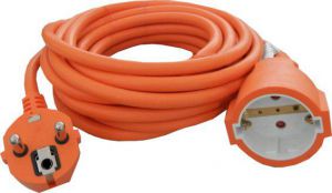 Cordon prelungitor Fisa+Priza 3x1.5mm2 Portocaliu 15 m