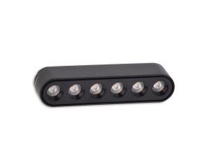 SLIM TRACK LIGHT Negru Corp iluminat Led sina magnetica Led 6W 485lm 3000K