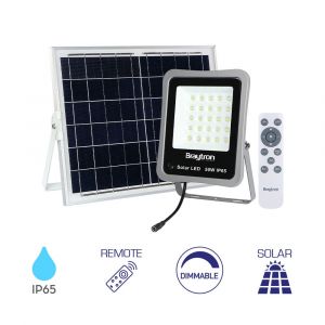 Proiector solar 6500K 50W Alb Rece