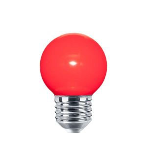 Bec Led Sferic 1W 80lm E27 G45 Nedimabil Red