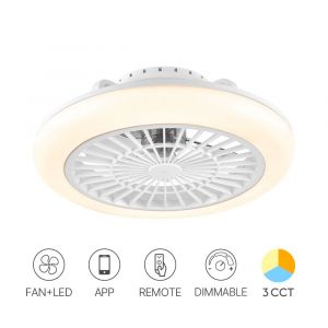 Lustra Ventilator D:450mm 3200lm 3000-4000-6500K