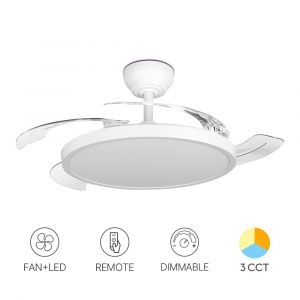 Lustra Ventilator D:106mm 2600lm 3000-4000-6500K