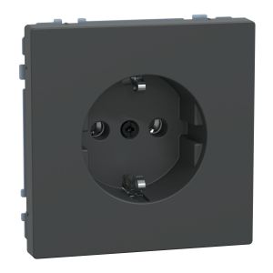 Priza Schuko,fara suruburi,antracit SysD MTN-2301-6034-Merten