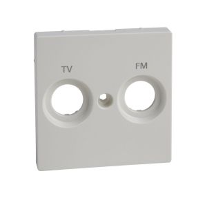 Merten System M clapeta priza FM+TV , 2 iesiri , alb polar
