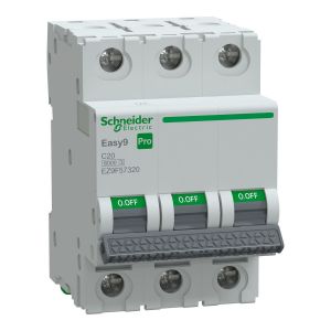 Easy9 PRO Siguranta automata 3P C 20A 6kA EZ9F57320