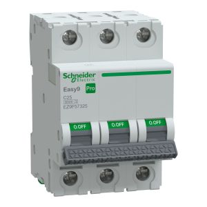 Easy9 PRO Siguranta automata 3P C 25A 6kA EZ9F57325
