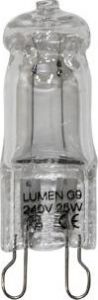 Bec bulb halogen Eco G9 28 W (=40 W) JCD sticla clar , Lumen