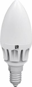 Bec Power Led Lumanare Dimabil E14 6W Mat Alb Rece 6000k 230V - Lumen