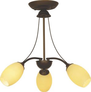 Candelabru Aparent GABY 3 3x40 W Brun,Antic 7180 Klausen