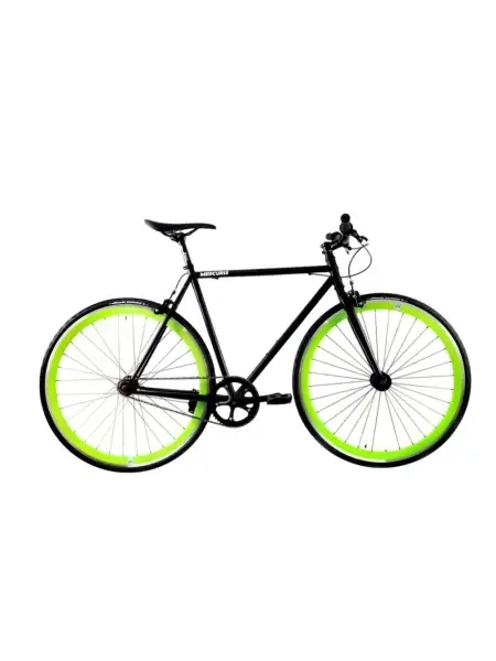 Bicicleta fixie Mercuris negru verde