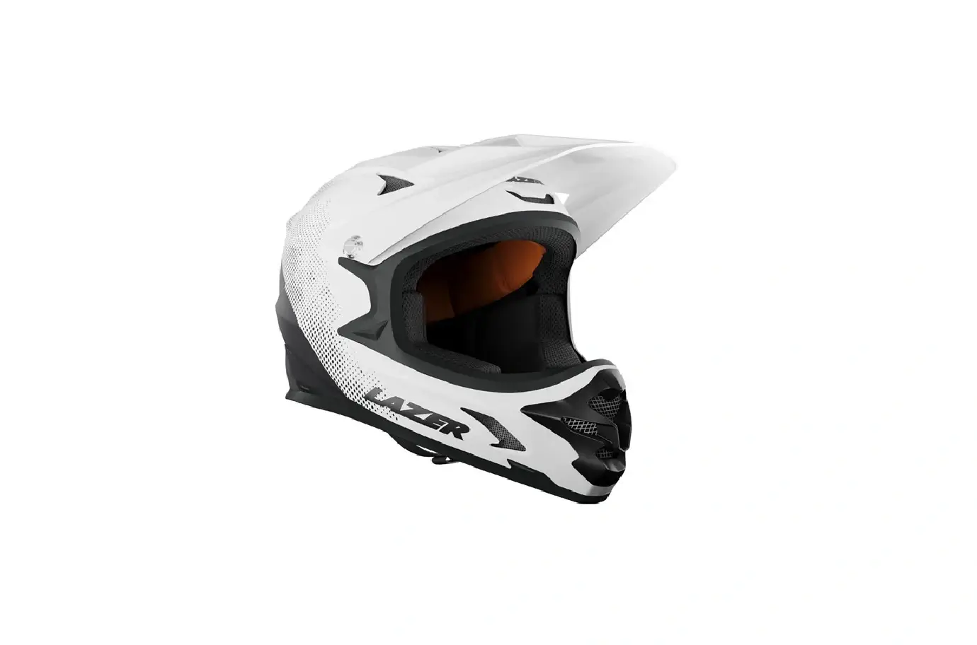 Casca full face matte black white Lazer Pheonix