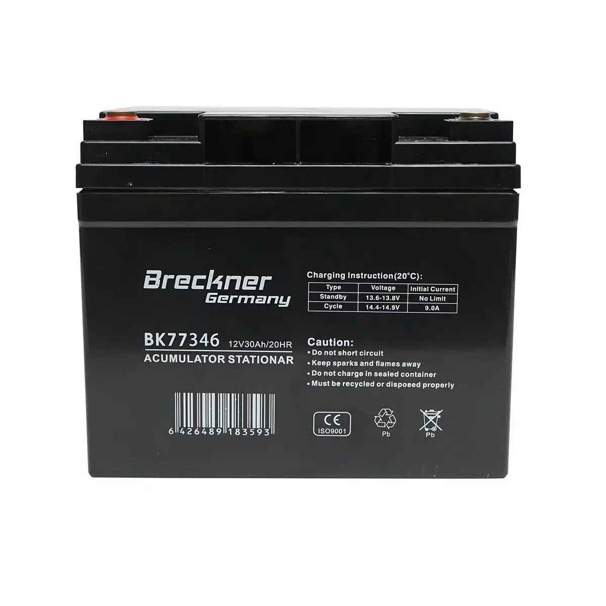 Acumulator pentru motocultor 12V, 30Ah, 20HR