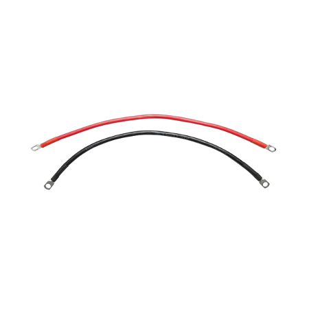 Set cabluri baterie 40cm x 16mm rosu/negru
