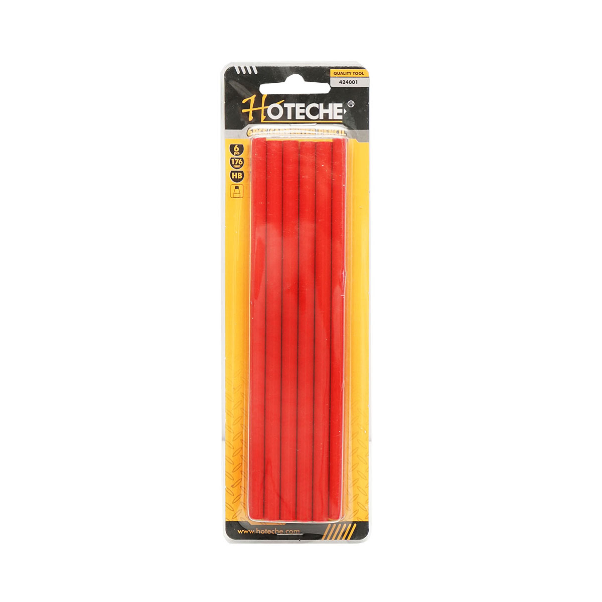 Set 6 creioane mecanice HB pentru zidarie