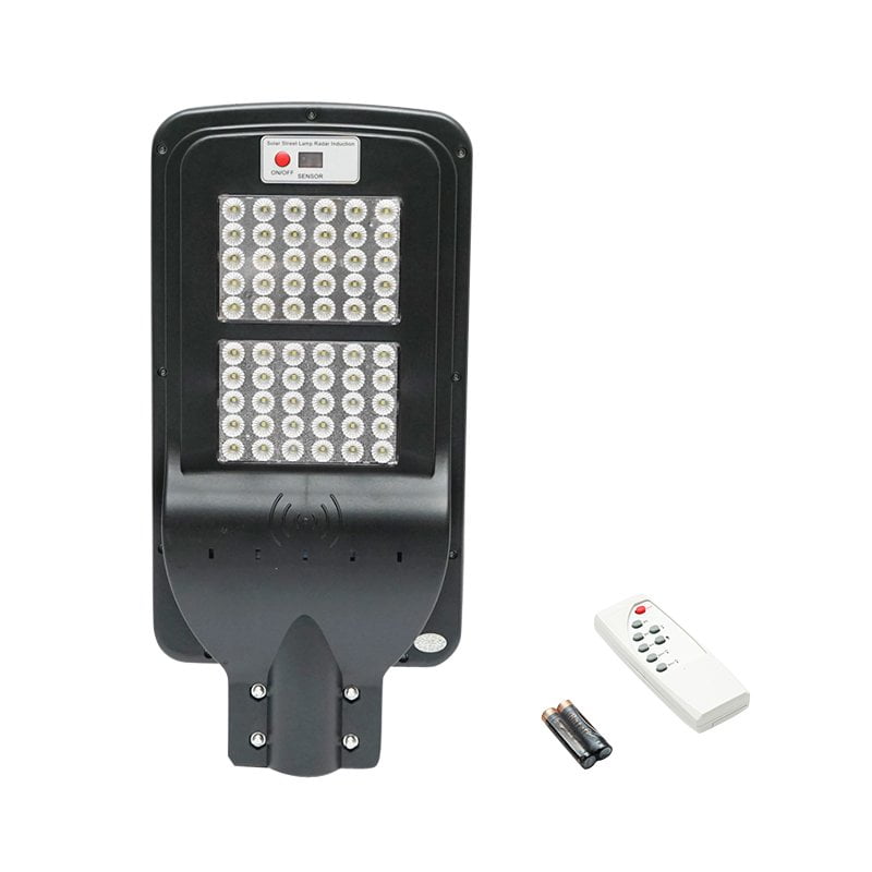 Lampa LED pentru stalp 6V-60W, panou solar, senzor de miscare