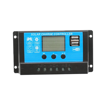 Regulator Tensiune pentru Panou Solar 10A 12V/24V cu 2xUSB