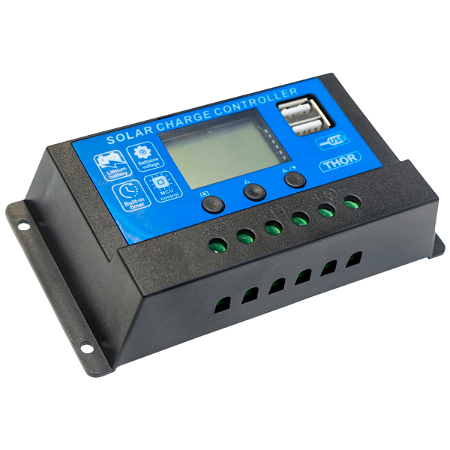 Regulator Tensiune pentru Panou Solar 10A 12V/24V 87TH472