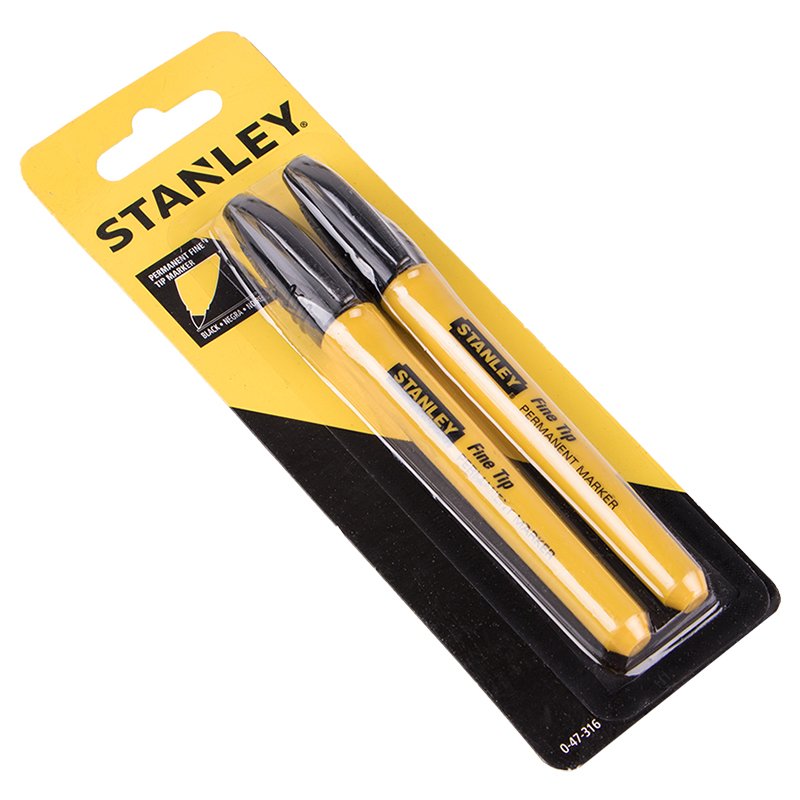 Marker permanent subtire Stanley 0-47-316 2 buc/set
