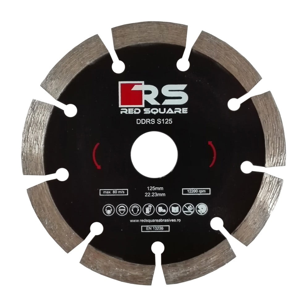 Disc diamantat cu segmente 125 x 22.2 x 2 mm