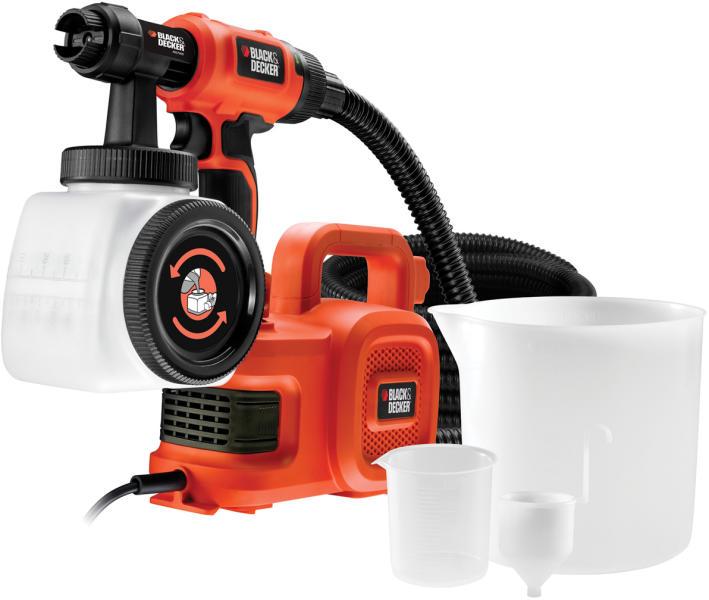 Pistol vopsit Black&Decker HVLP400-QS, 450 W, 1200 ml