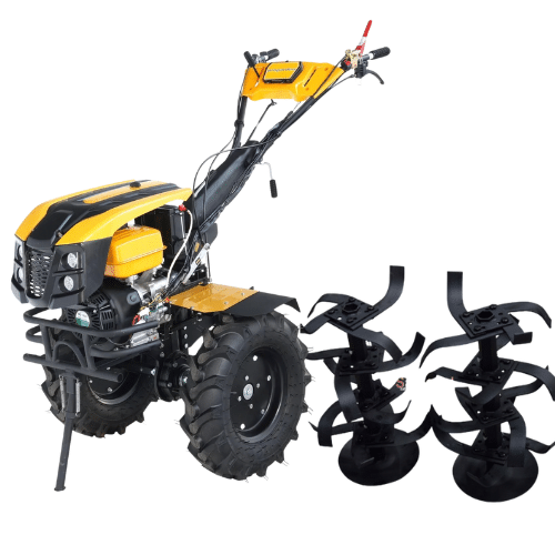 Motocultor profesional 18 CP, 2 prize de putere, pornire electrica ProGARDEN Campo 1873 Alpine