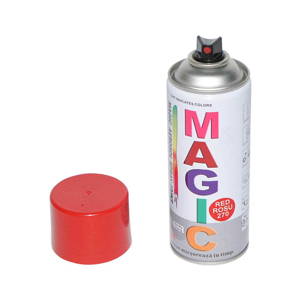 Spray vopsea Magic rosu 270 450 ml