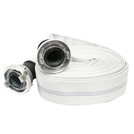 Furtun pompieri/irigatii din PVC 2 toli, lungime 20m cu racorduri aluminiu, max 10bar, panzat