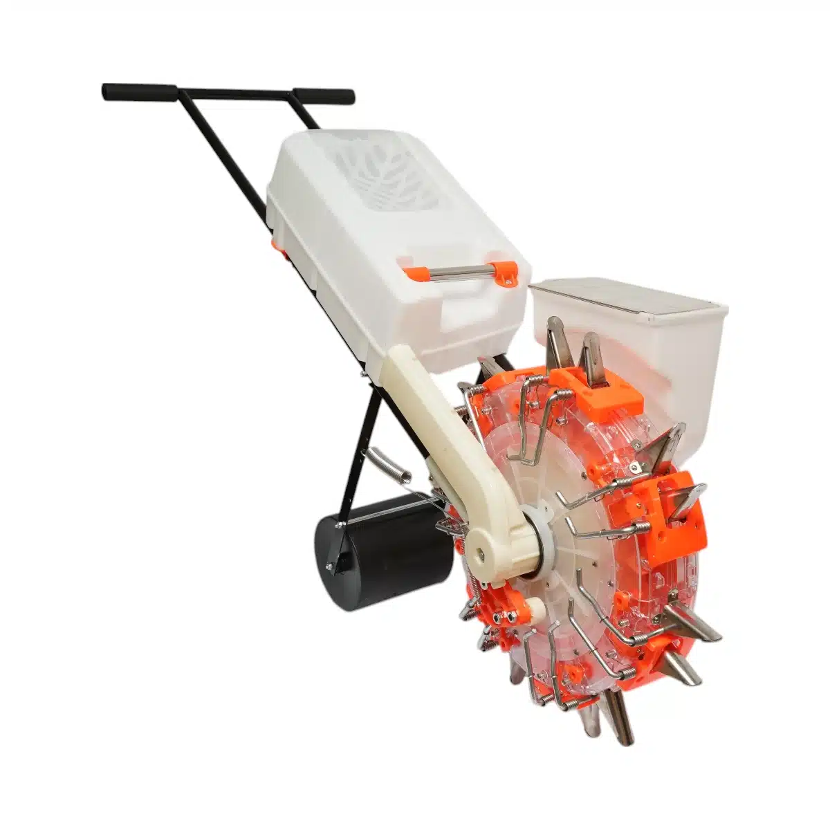Semanatoare manuala, cu fertilizator, 7 dinti, adancime semanare 8cm, rezervor seminte 4L