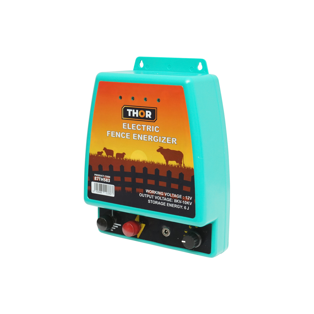 Aparat generator de impulsuri 6 Joule pentru gard electric 12V/220V