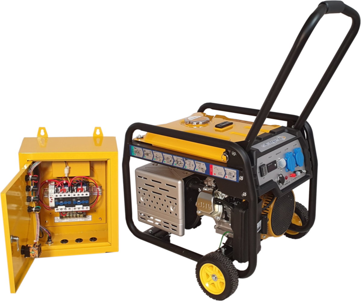 FD 3000E+ATS generator open-frame 2.5kW monofazat benzina si automatizare