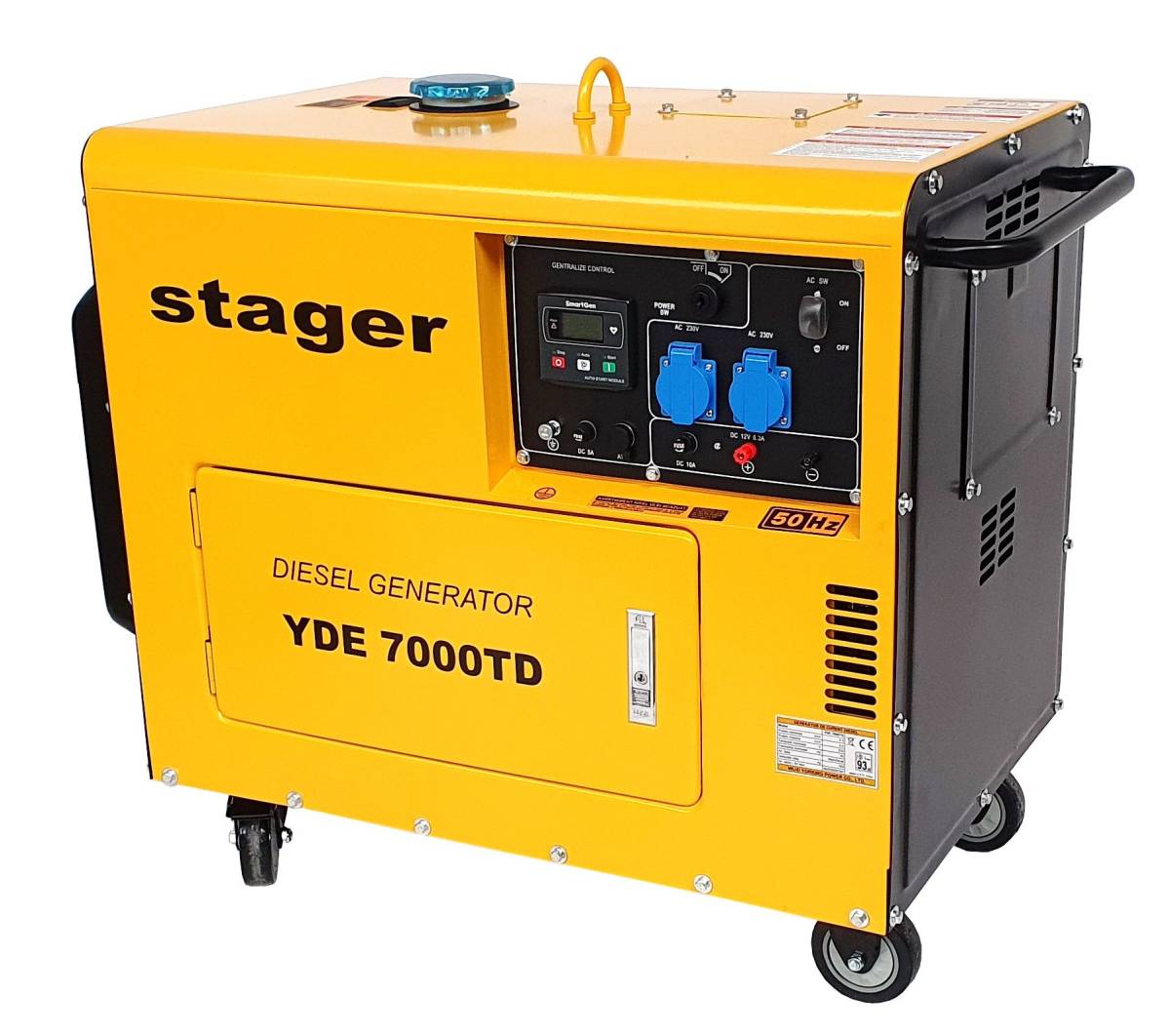 Generator diesel monofazat stager YDE7000TD 5kVA, 20A