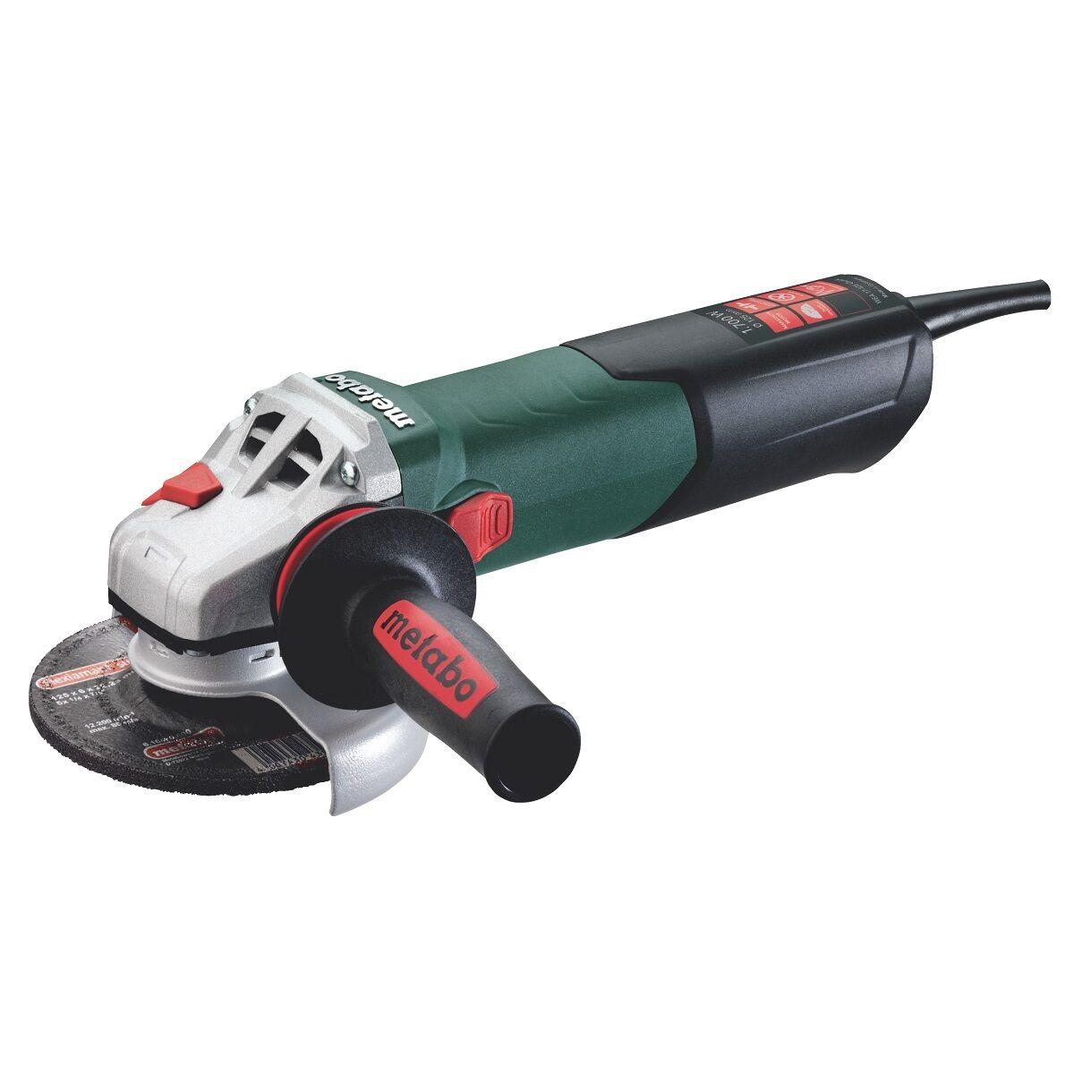 Polizor unghiular Metabo WEA 17-125 Quick, 1700 W, 230 V, 3.7 Nm, 125 mm