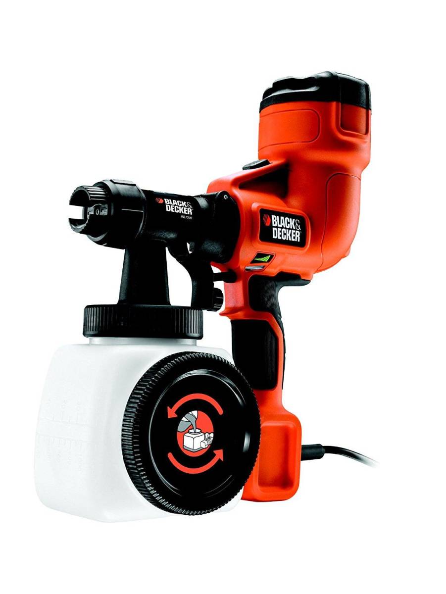 Pistol vopsit Black&Decker HVLP200-QS, 400 W, 1200 ml