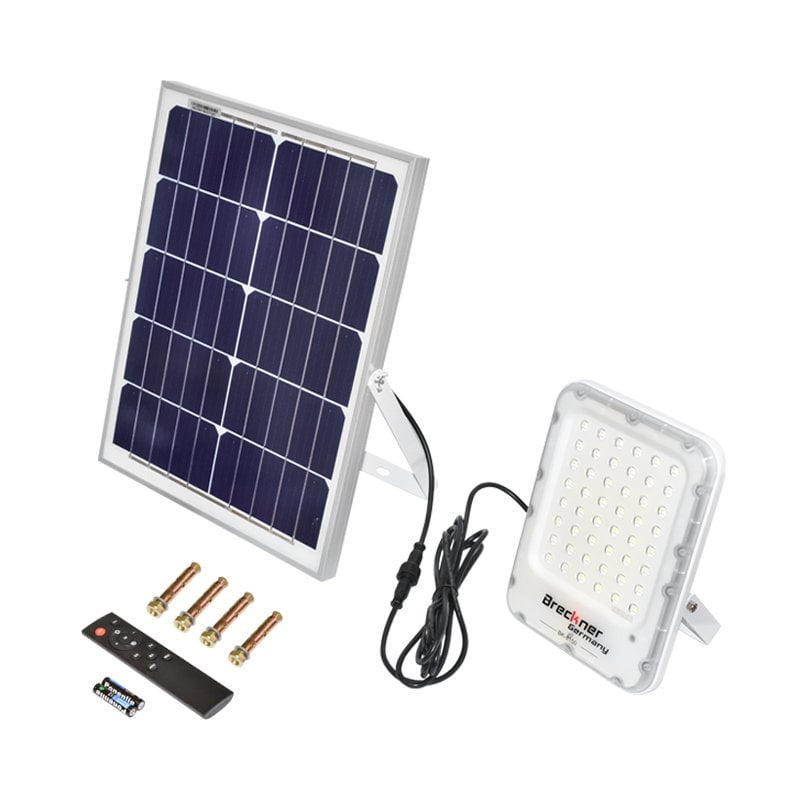 Lampa LED 1200LM cu panou solar 25W Breckner