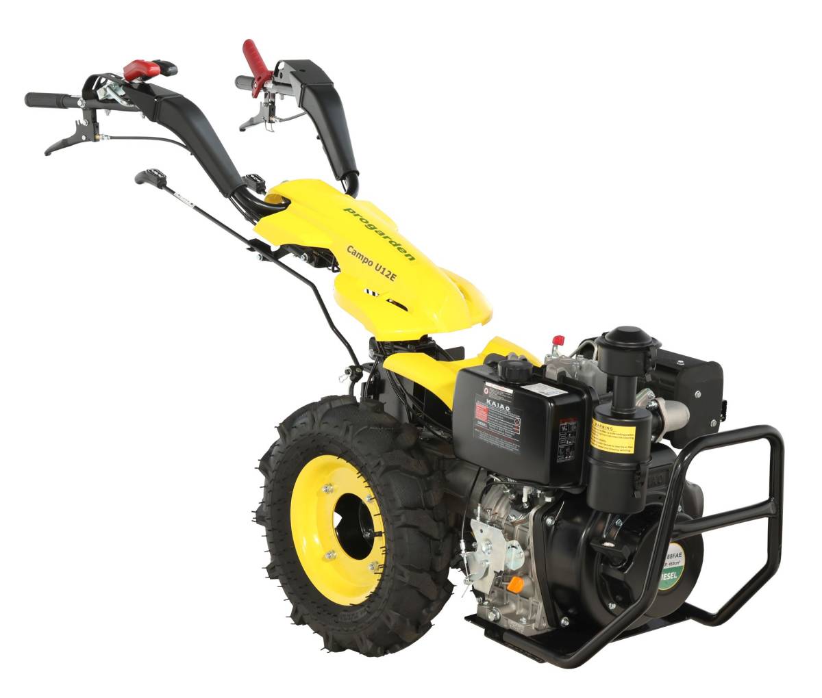 Motocultor multifunctional Campo U12E Diesel 12CP cu pornire la cheie