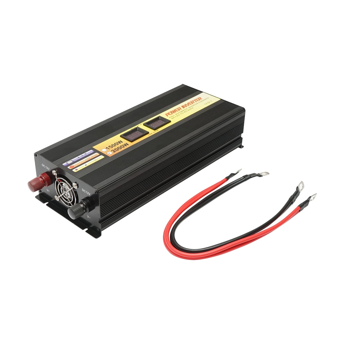 Invertor tensiune Breckner 12V-220V 2000W LCD BK77003