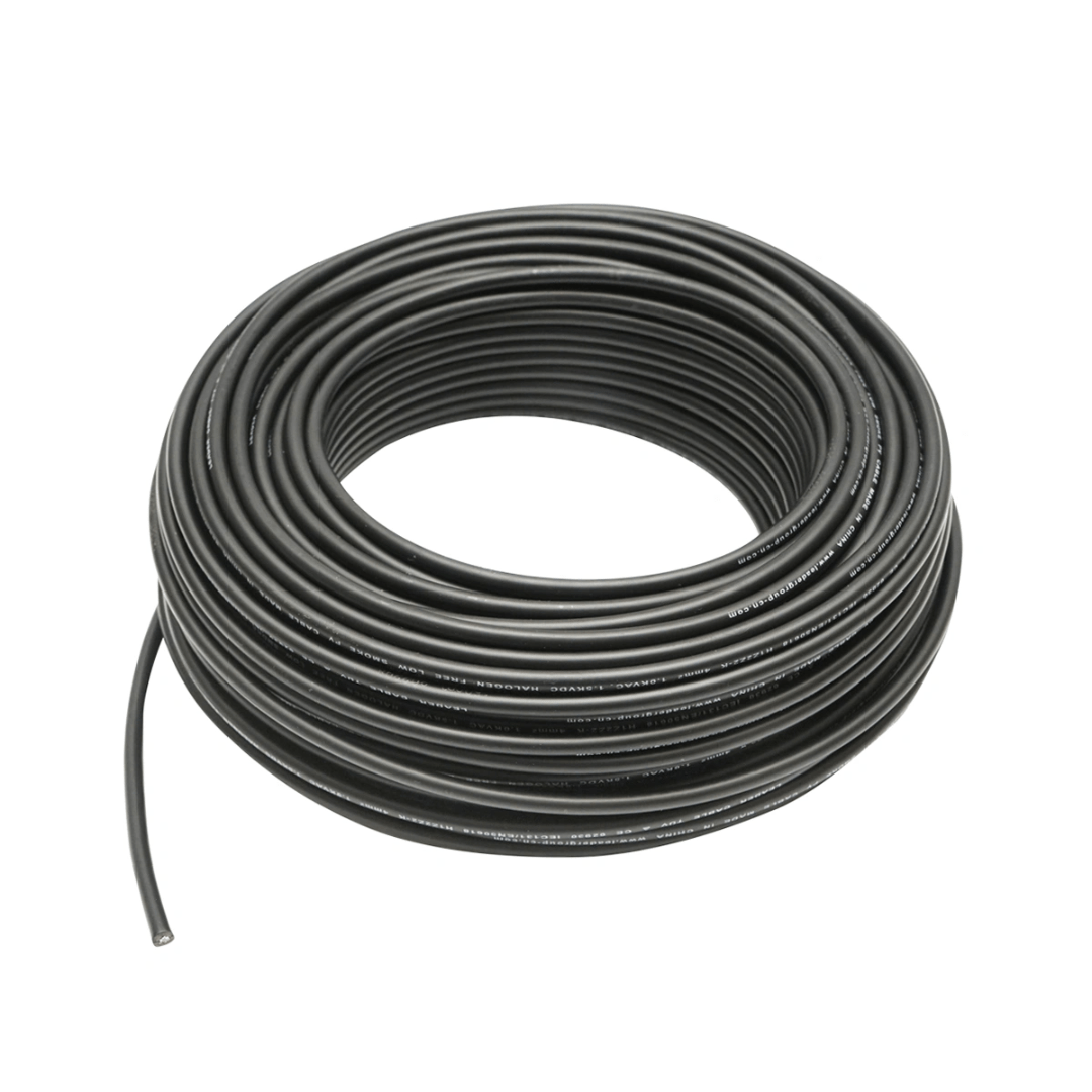 Rola cablu panou solar 4 mm 50 m negru