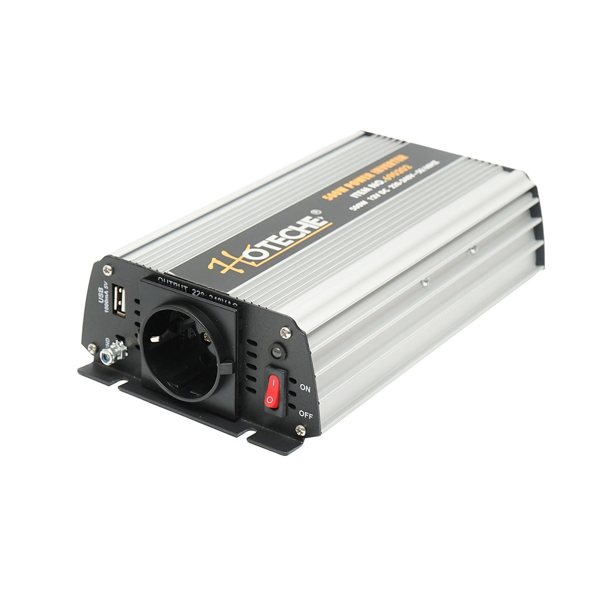 Invertor tensiune electrica Hoteche 12V-220V 500W cu port USB