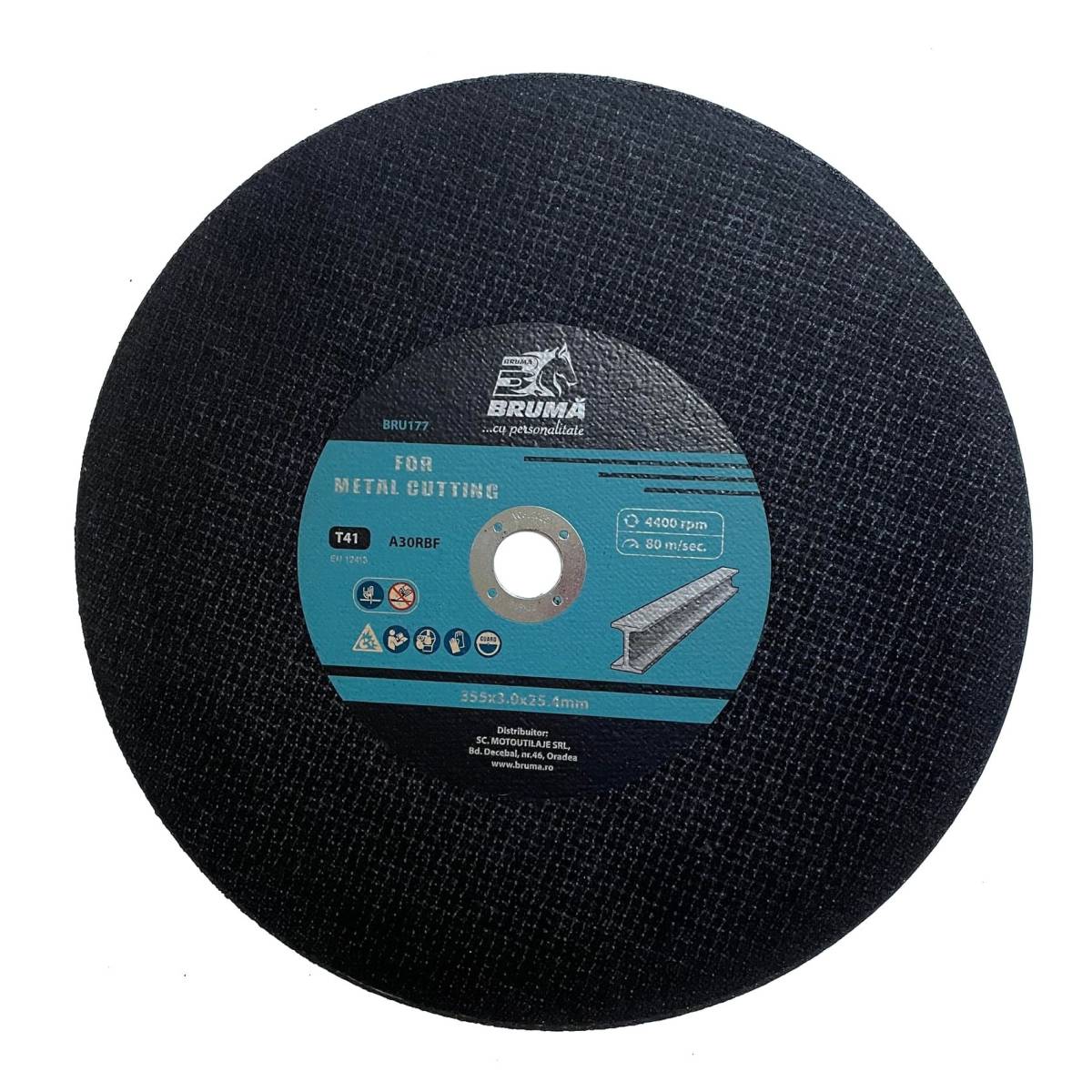 Disc debitare metal Bruma BRU177 355x3 mm