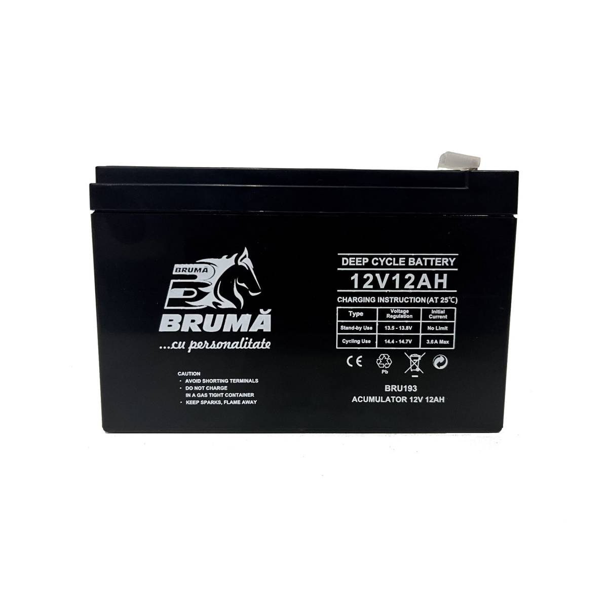 Baterie / Acumulator sistem solar fotovoltaic Bruma BRU193 12V/12Ah