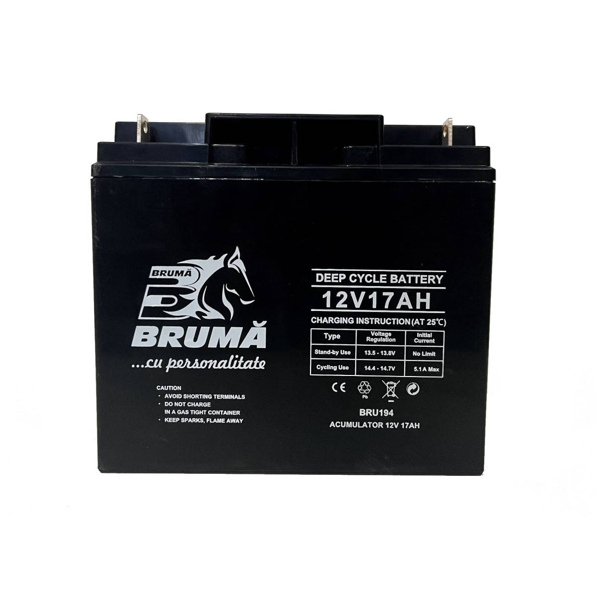 Baterie / Acumulator sistem solar fotovoltaic Bruma BRU194 12V/17Ah