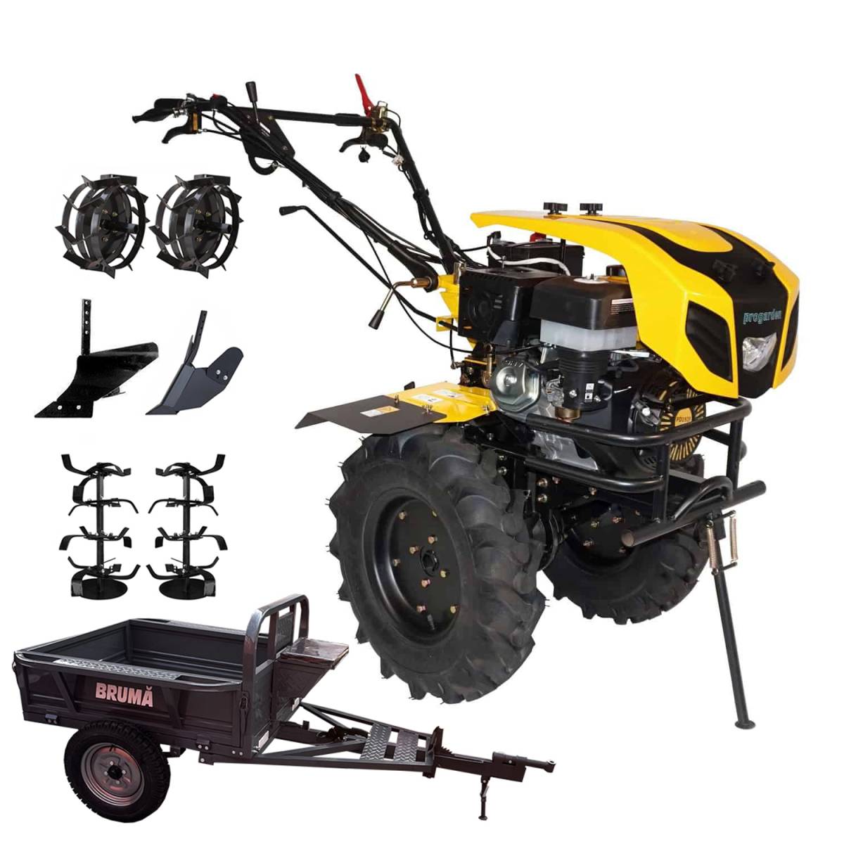 Motocultor cu diferential, 3+1 viteze, Campo 1844,18 CP ACC2