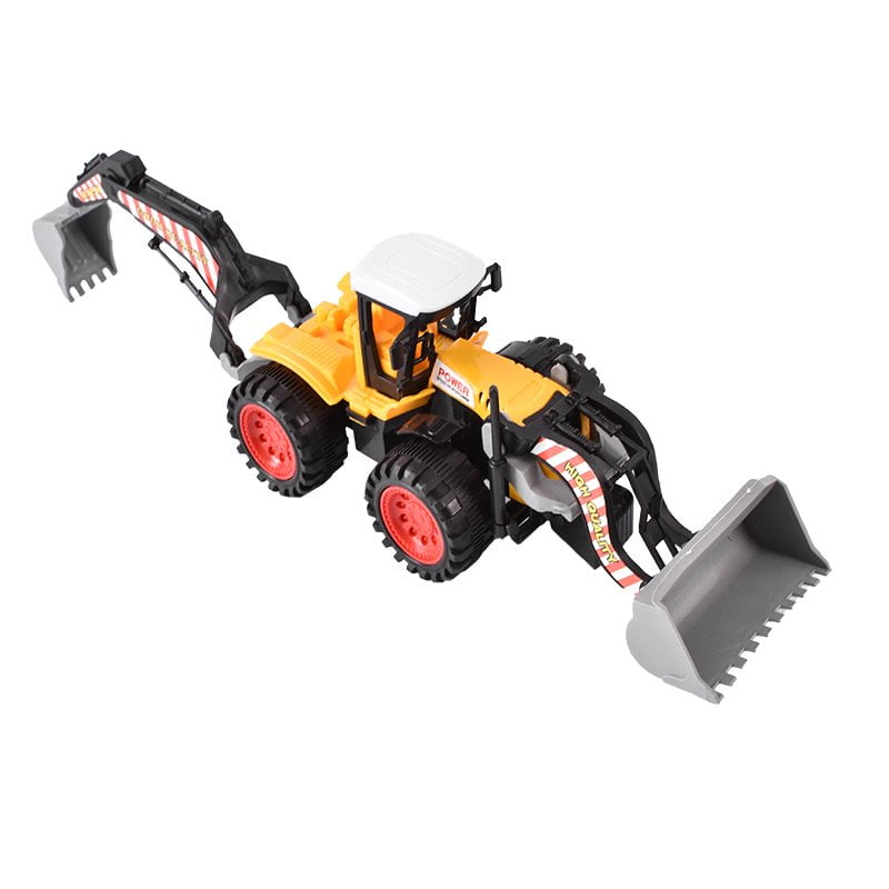 Jucarie incarcator frontal cu brat excavator spate