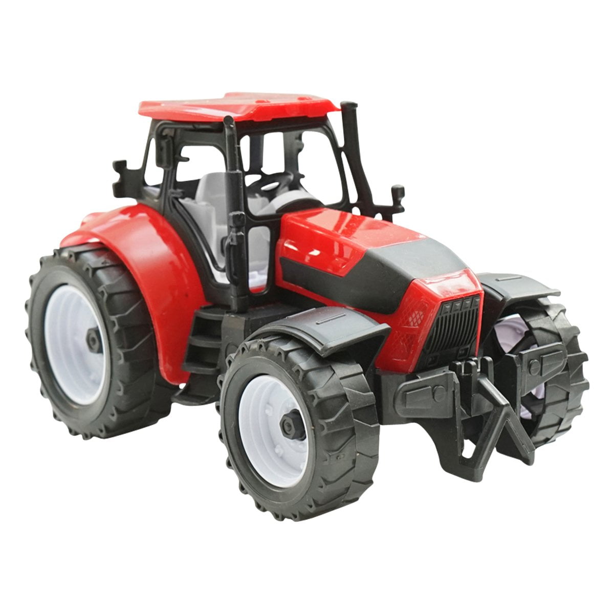 Jucarie tractor rosu super pentru ferma