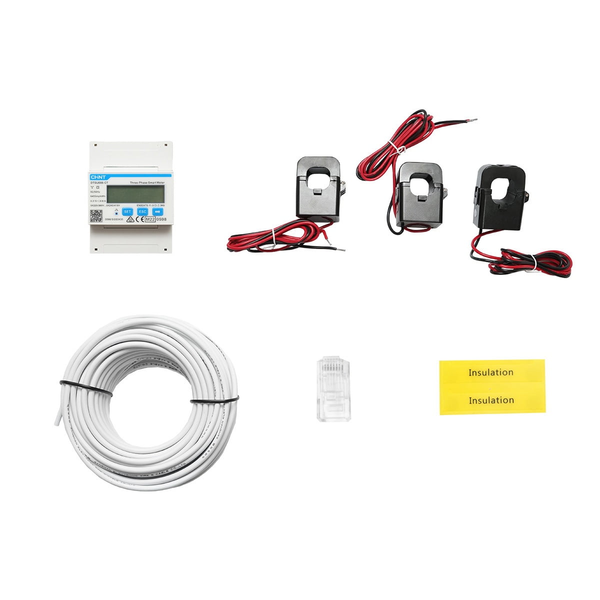 Smart Meter Solax DTSU666-CT cu transformator Split Core 3x200A/5A pentru trifazic